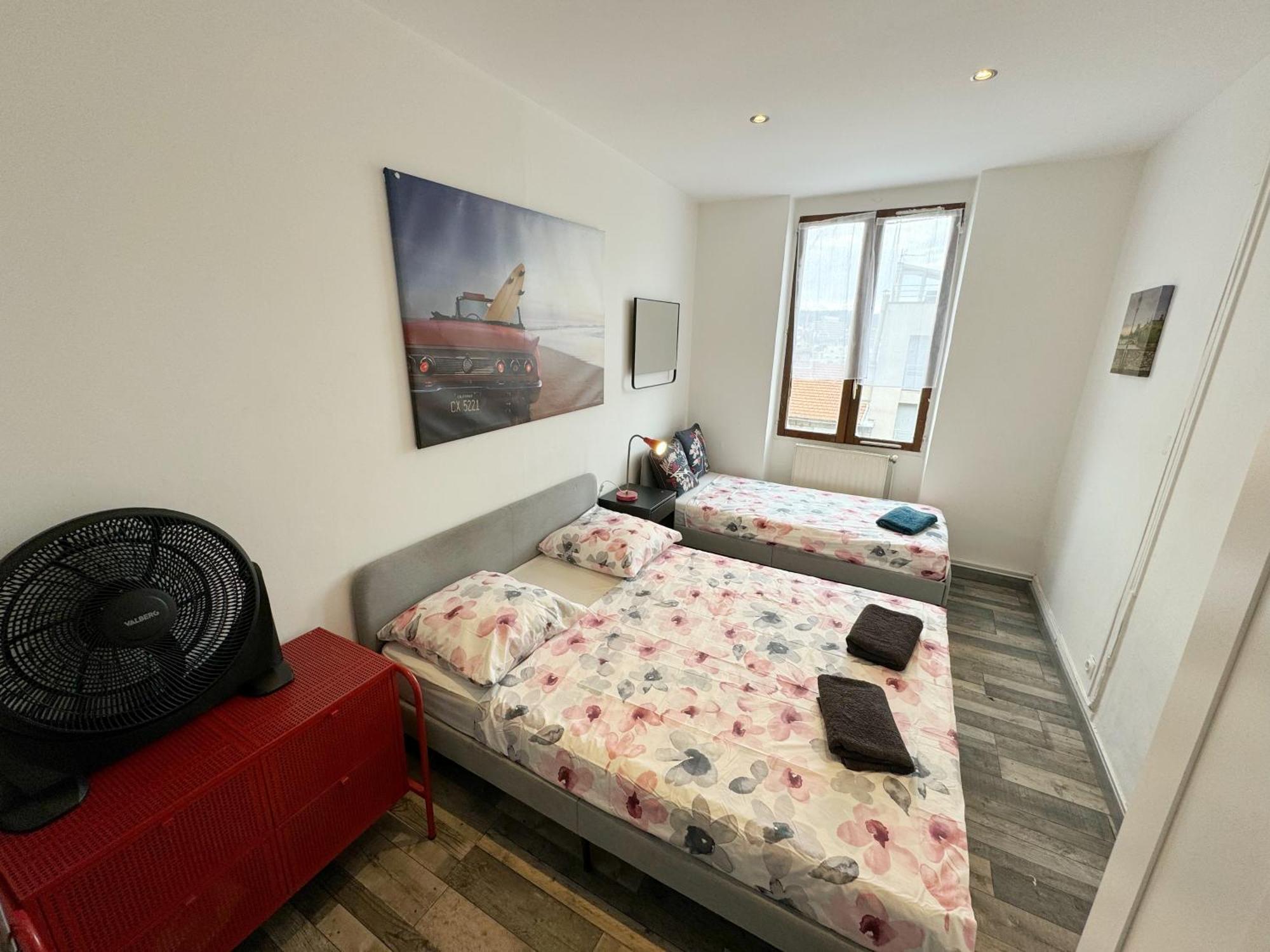 012 Chic & Cosy F2 34M2 Hypercentre Wifi Smart Tv Netflix Apartment Saint-Etienne  Bagian luar foto